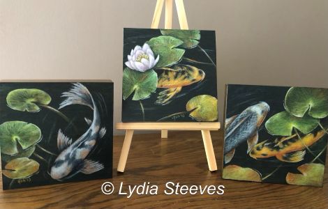 Critter Squares - Koi Trio CP e-Packet